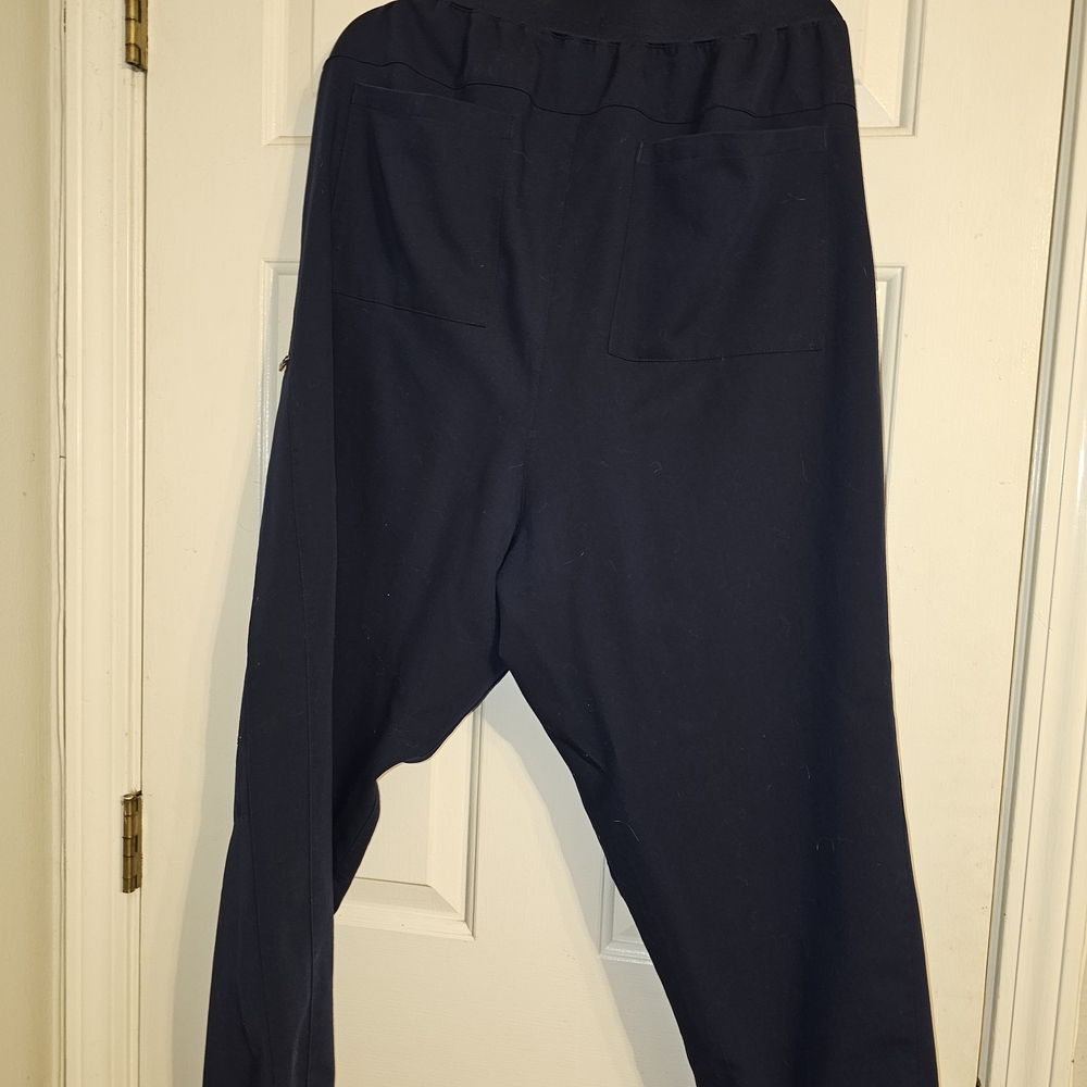 Fabletics Deep Blue Scrub Performance Top And Jog… - image 4
